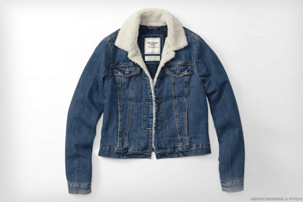 abercrombie jean jacket mens