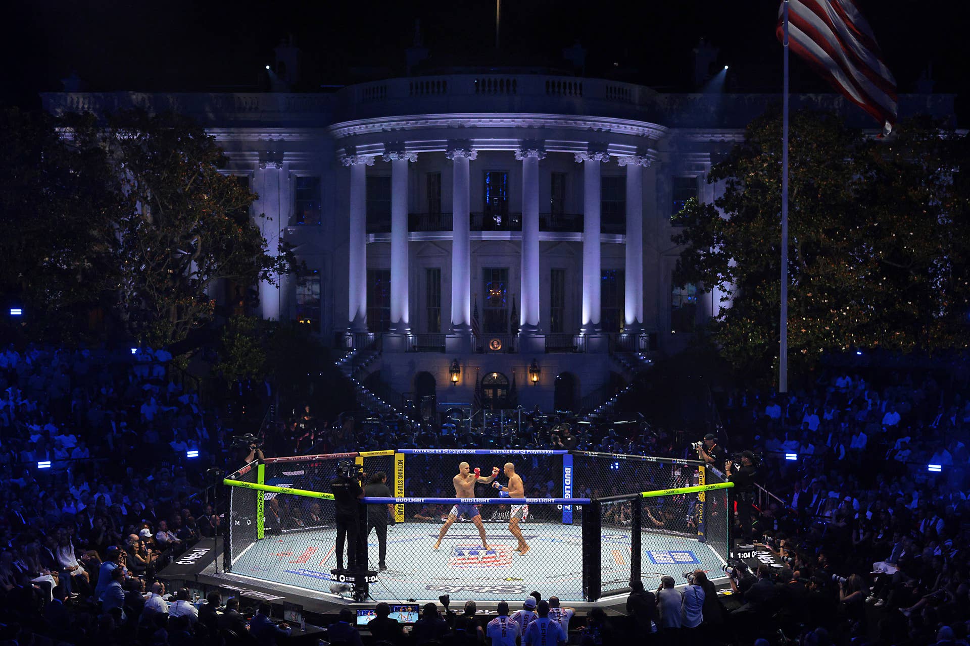 UFC fighters collect crypto bonuses at White House event