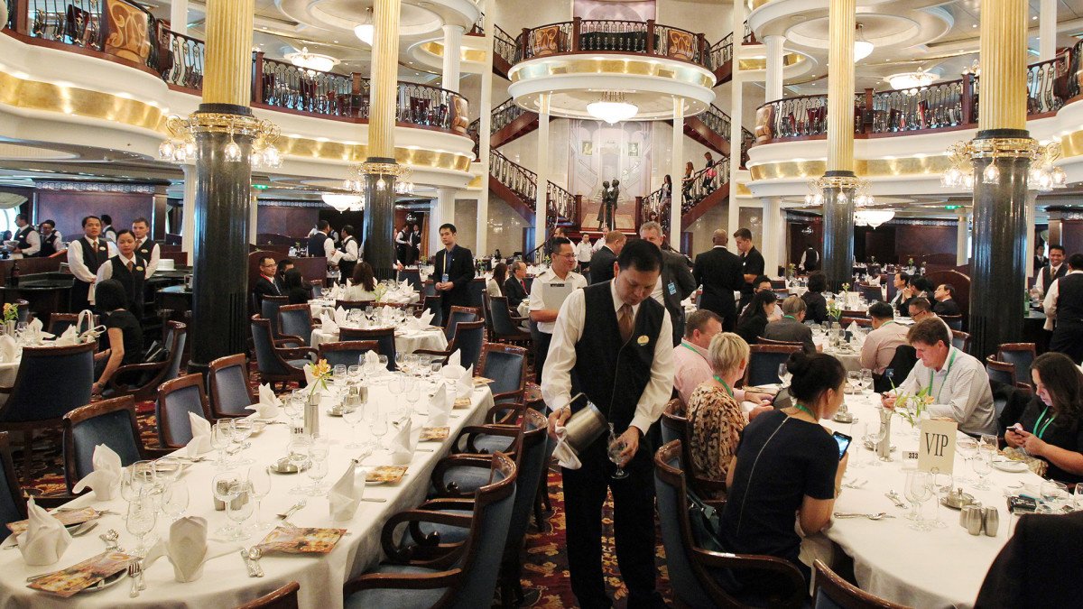 Carnival Cruise Line enforces a key main dining room rule