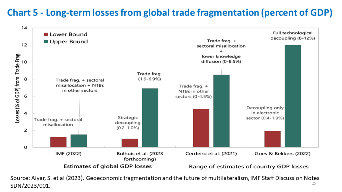 canuto transcript chart 5 growth implications of a fractured trade system july 28 29 2023
