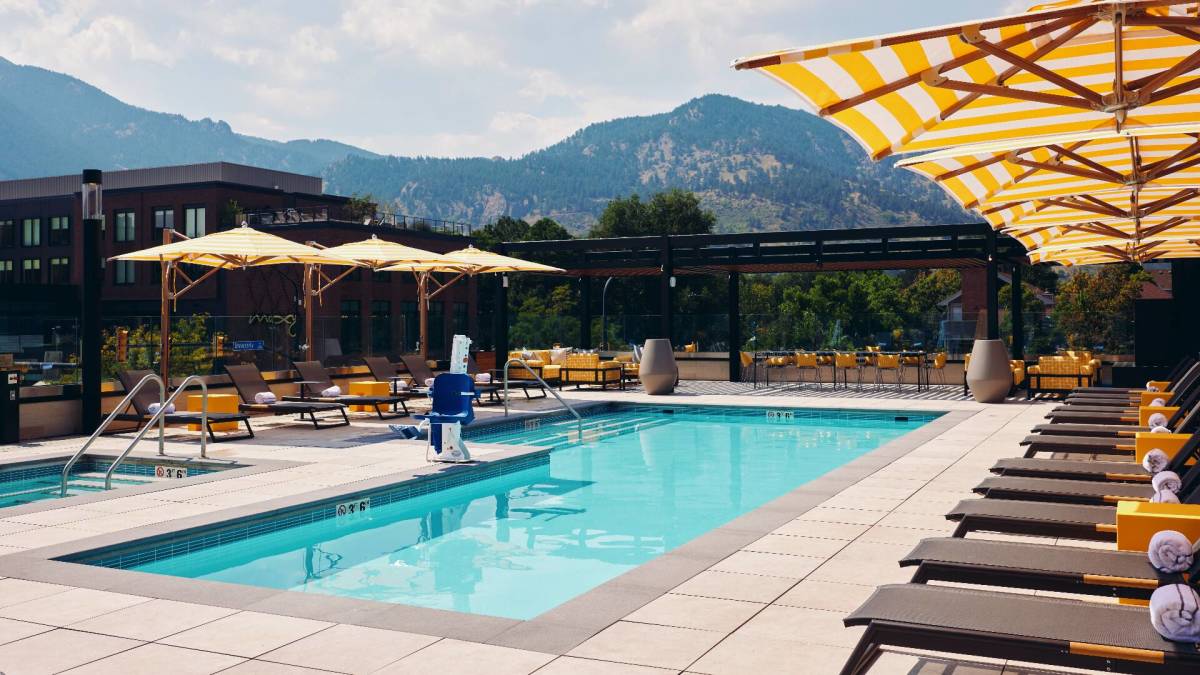 A college campus also popular with travelers just got a new luxury hotel