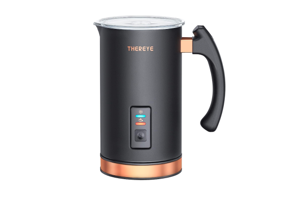 Thereye Electric Milk Frother, Automatic Hot & Cold Foam Maker
