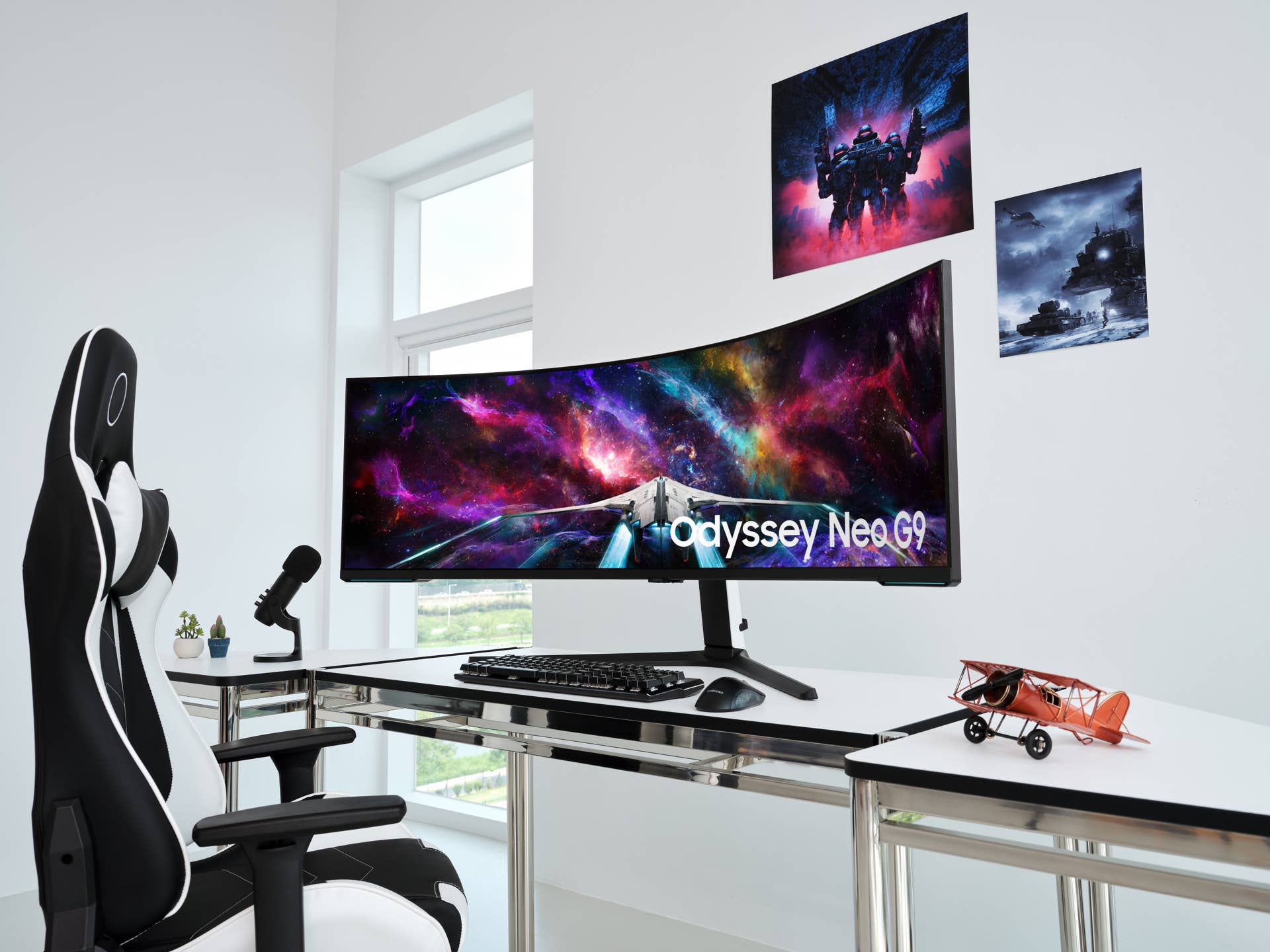 Samsung's vivid and massive 57-inch Odyssey Neo G9 Monitor is a