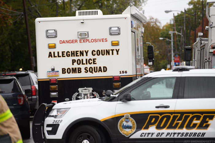 The country bomb squad was at the scene.