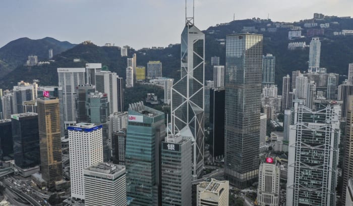 Hong Kong is shaking off political and economic pressures to retains its reputation as a world class financial base, Lam says. Photo: Winson Wong