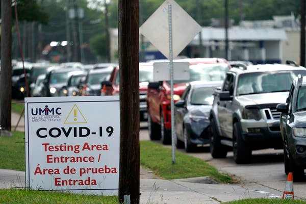 Long lines, slow turnaround times for results and shortages of testing capacity all make Texas one of the worst places to get a test in the U.S. AP Photo/David J. Phillip