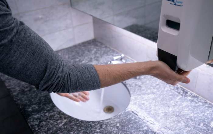 Handwashing is among the simple measures that can help contain COVID-19. THE CANADIAN PRESS/Paul Chiasson