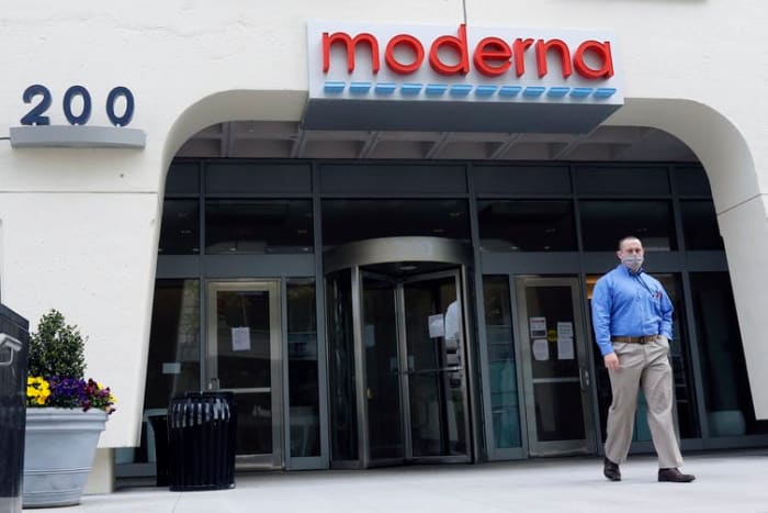 Pharmaceutical companies in the vaccine race, like Moderna, might face a choice between what is best for shareholders and what is best for public health. AP Photo/Bill Sikes