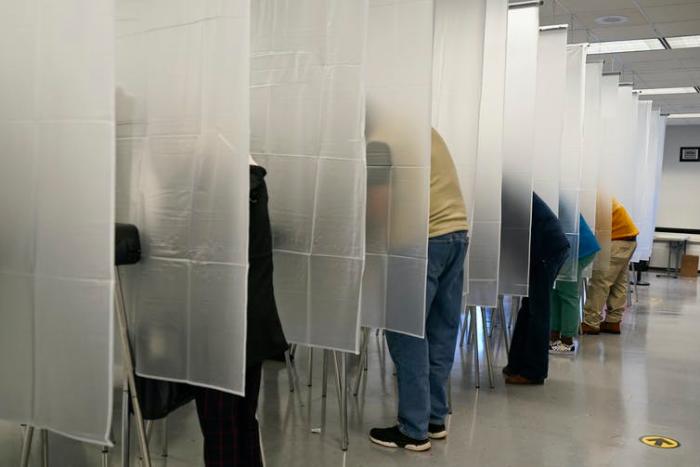 Voting is vulnerable to cyberattacks at several points, from voter registration rolls to voter signature databases and computers that tabulate votes. AP Photo/Tony Dejak
