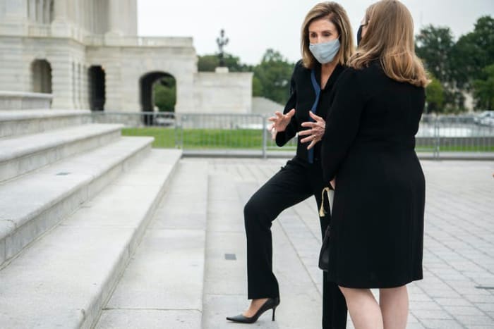 House Majority Leader Nancy Pelosi is reportedly preparing for the possibility that presidential selection ends up in the House. Tom Williams/CQ-Roll Call, Inc via Getty Images
