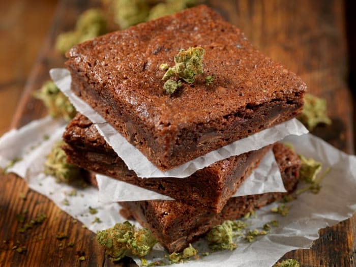 Dozens of marijuana or CBD-laced food products are now available. Lauri Patterson via Getty Images