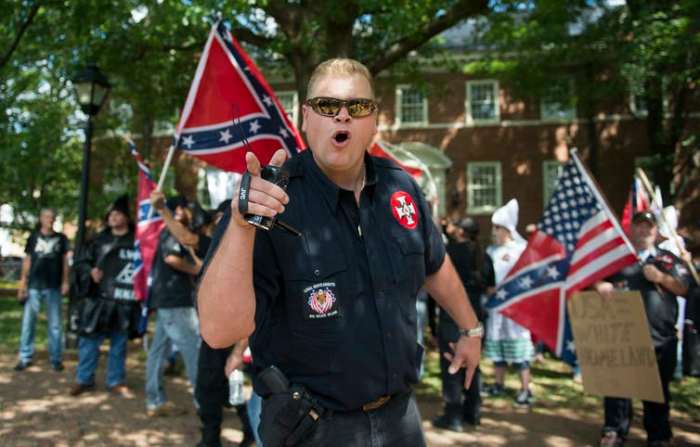 Parler has become a haven for overt white supremacists and anti-Semites. Andrew Caballero-Reynolds/AFP via Getty Images