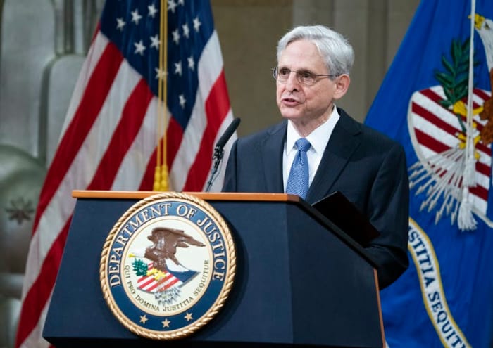 Attorney General Merrick Garland has decades of experience fighting right-wing extremism in the U.S. Kevin Dietsch/Pool via AP