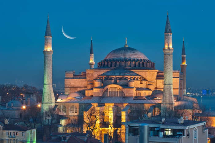 The Hagia Sofia stands as a testament to Byzantium’s achievements. Salvator Barki/Getty Images