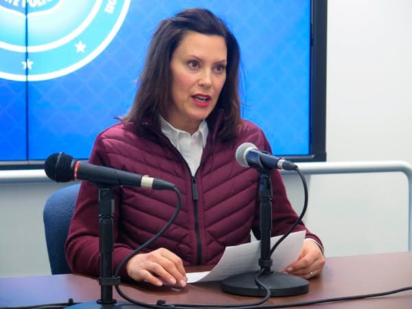 Michigan Democratic Gov. Gretchen Whitmer declared a state of emergency on March 10. AP Photo/David Eggert