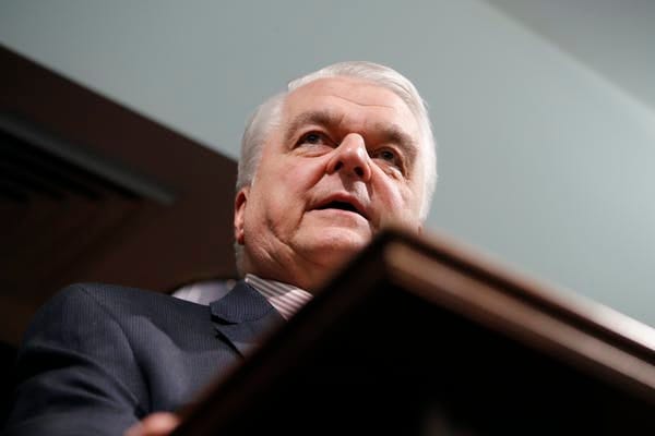 Nevada Gov. Steve Sisolak has proposed $687 million in budget cuts to his $14.7 billion budget because of the coronavirus pandemic. AP/John Locher