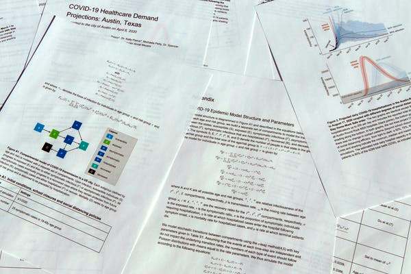 Disease models are built on assumptions and historical data collected from other diseases. Having relatively little epidemiological data on COVID-19 adds uncertainty to models of how it will spread. AP Photo/Jon Elswick