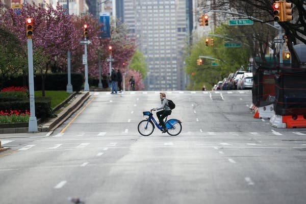 New York’s 9 million residents can’t stay inside forever. Tayfun Coskun/Anadolu Agency via Getty Images