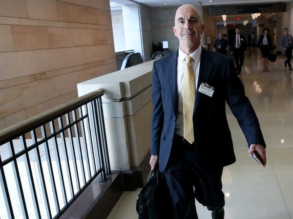 Fired State Department Inspector General Steve Linick in the U.S. Capitol, Oct. 2, 2019. Getty/Win McNamee