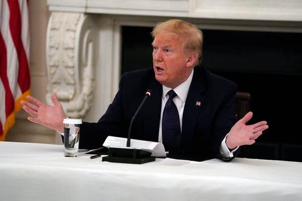 President Trump has repeatedly and consistently touted the effectiveness of hydroxychloroquine despite shaky scientific evidence at best, even going so far as to announce that he was taking it as a preventative measure against the coronavirus. AP Photo/Evan Vucci