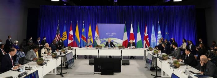 The troubling findings come as world leaders meet at the COP26 climate summit in Glasgow. Evan Vucci/AP