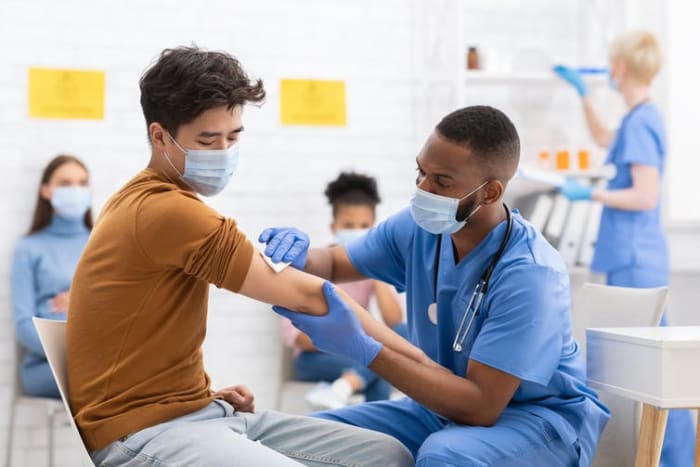 Although oral antiviral pills could be a major step forward in treating COVID-19, vaccines still offer the best protection from the virus. Prostock-Studio/iStock via Getty Images Plus