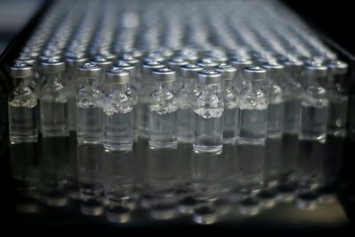 Both Moderna and Pfizer have made statements saying that they could have updated vaccines ready for trials in fewer than 100 days. AP Photo/Bruna Prado