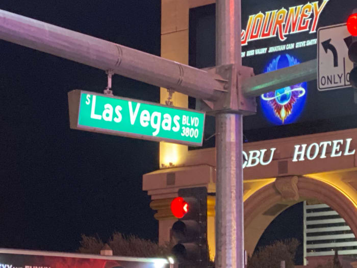 Las Vegas Blvd. street sign
