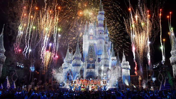 Disney World Fireworks Lead JS