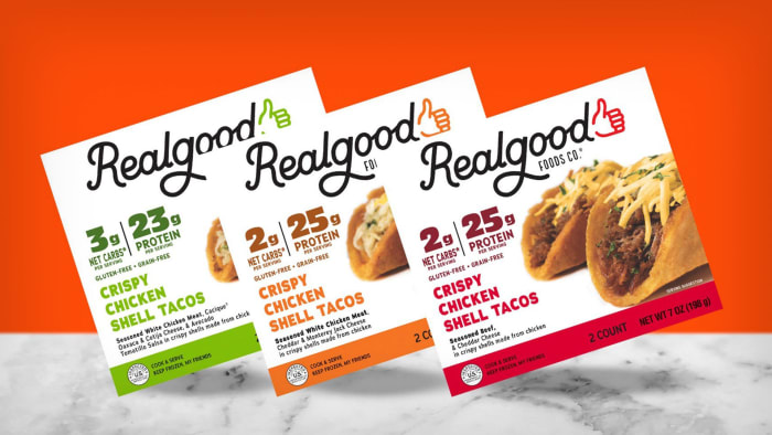 Crispy Chicken Shell Tacos Lead JS