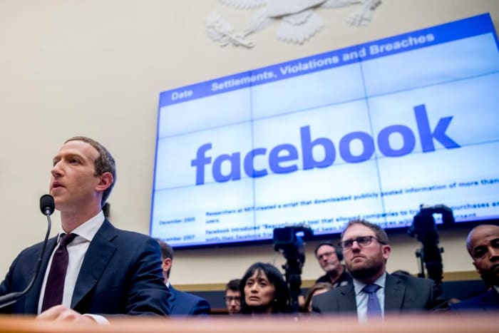 Zuckerberg controls almost 60% of Facebook through class B shares. AP Photo/Andrew Harnik