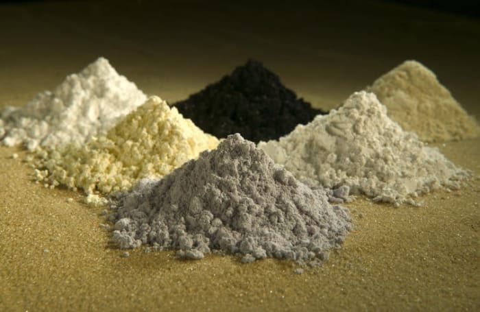 Examples of rare earth elements, which are used in batteries. Peggy Greb/USDA