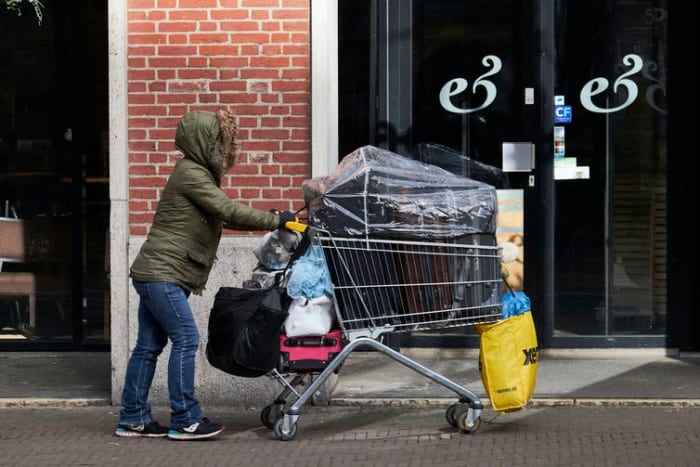 Homelessness and lack of affordable housing are the main problems dragging down well-being in the Netherlands today. Pierre Crom/Getty Images
