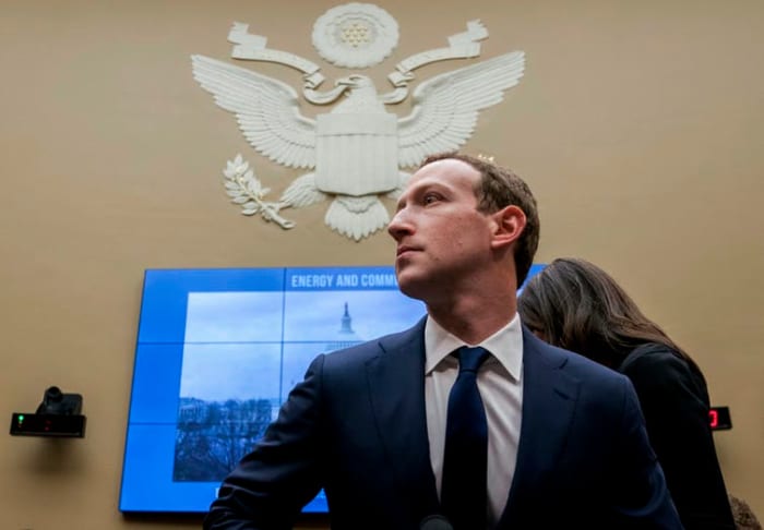 Zuckerberg may still face political blowback because of the Oversight Board’s decision. AP Photo/Andrew Harnik
