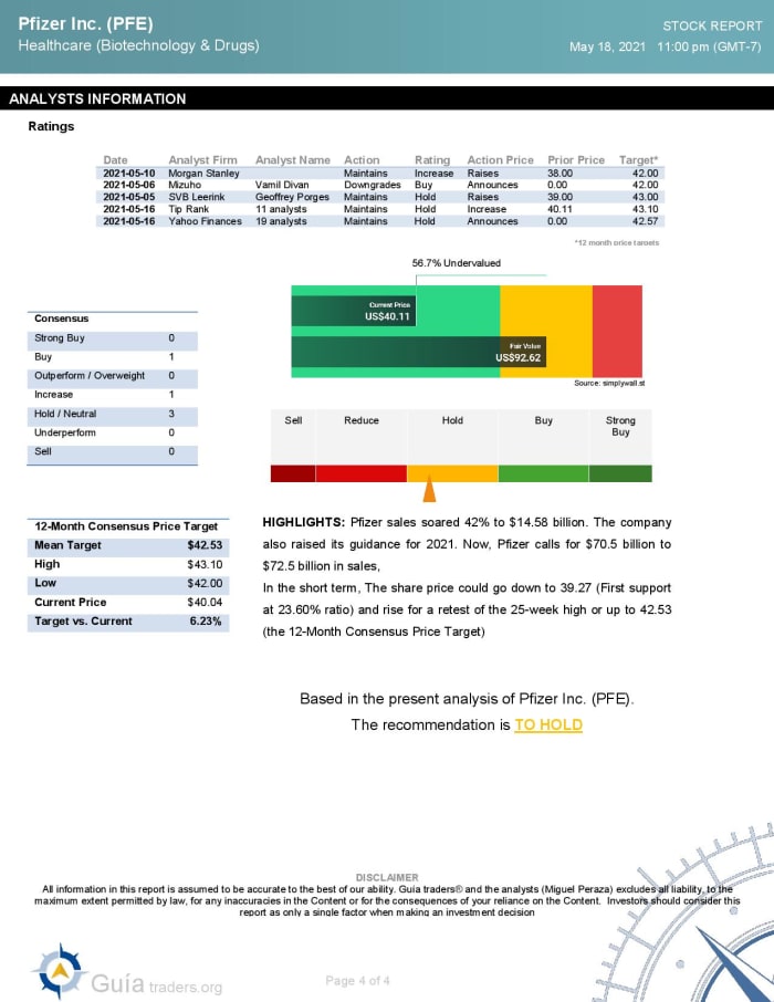 Pfizer 3.9 Dividend Yield From More Than Just The COVID19 Vaccine