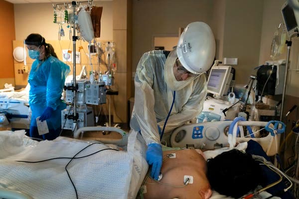 In recent months, nearly every hospitalization or death from COVID-19 has been of an unvaccinated person. AP Photo/Jae C. Hong
