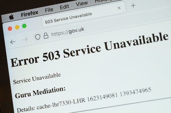 The U.K. government, along with many big-name news organizations and companies, was briefly offline on June 8, 2021, due to an outage at a single company that distributes content for websites. Leon Neal/Getty Images Europe