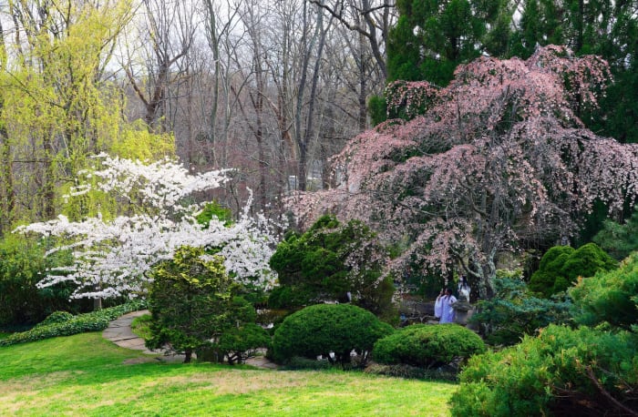 The gardens at Hillwood Estate, Washington, D.C. The site is one of the most 'underrated' and a hidden gem in the nation's capital.