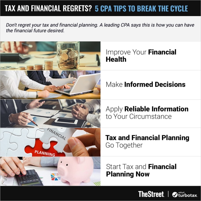 Graphic: Tax and Financial Regrets? 5 CPA Tips to Break the Cycle