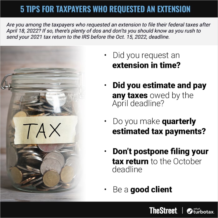 Graphic: 5 Tips for Taxpayers Who Requested an Extension