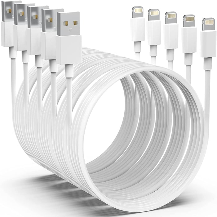 5-pack lightning cables