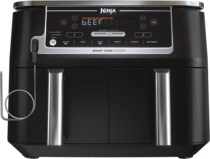Ninja DZ550 Foodi 10 Quart 6-in-1 DualZone Smart XL Air Fryer with 2 Independent Baskets