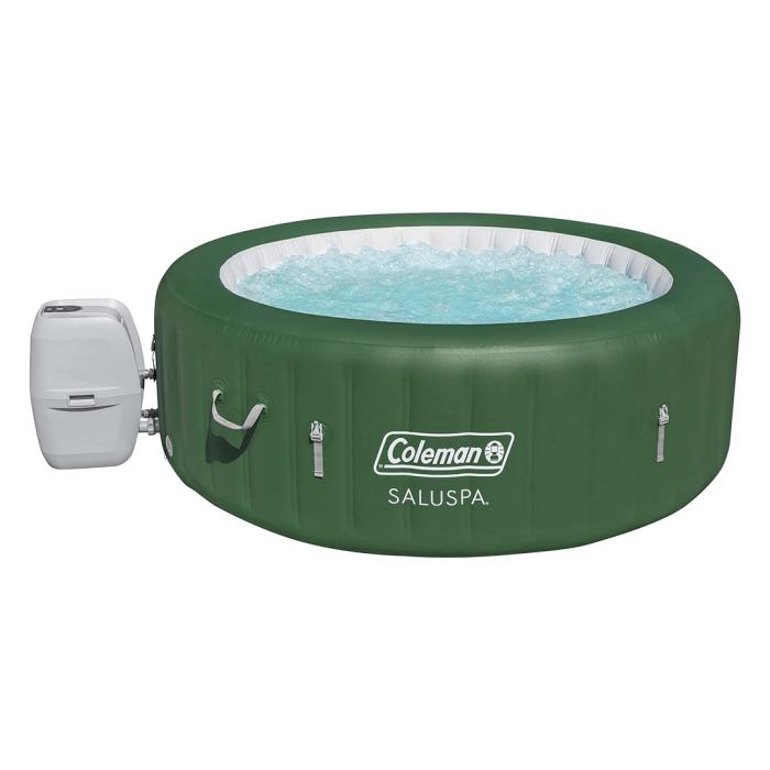 The  Coleman SaluSpa Inflatable Hot Tub Spa is on sale right now at Amazon
