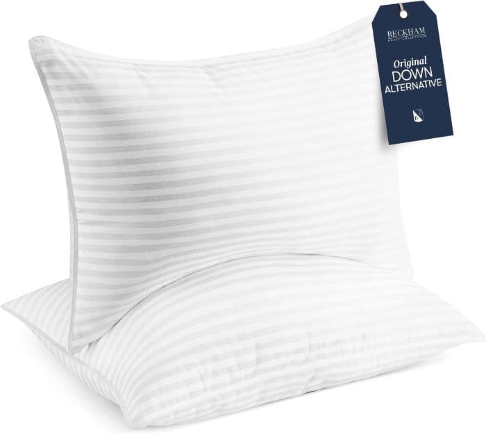 Travesseiros de cama Beckham Hotel Collection à venda no Prime Day 2023 de outubro