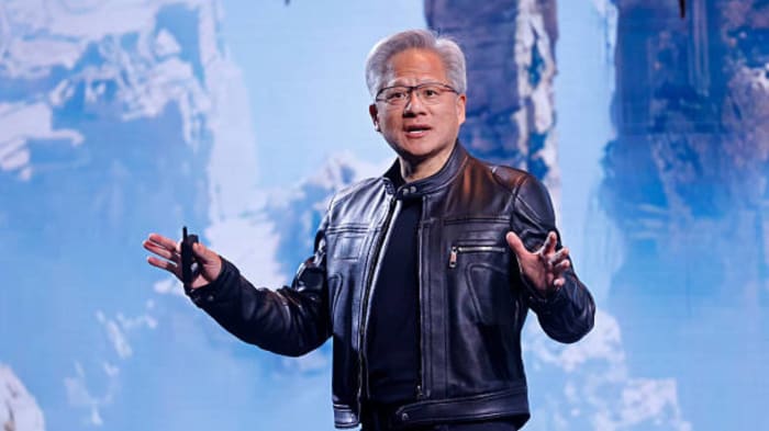 Nvidia Co-founder and CEO Jensen Huang. lead.