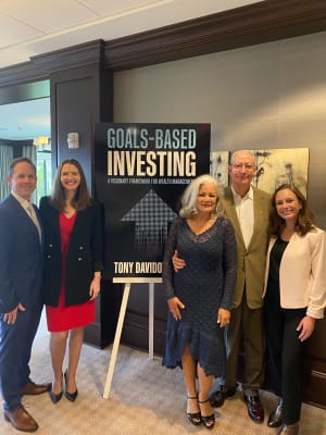 At the Goals-based Investing book-signing party 