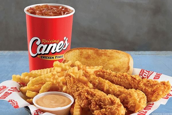 Raising Cane's Chicken Fingers: 62.4%