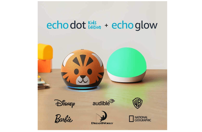 Echo Dot (4-е поколение) Kids с Echo Glow