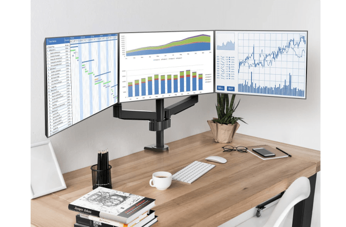 Triple Monitor Stand Mount