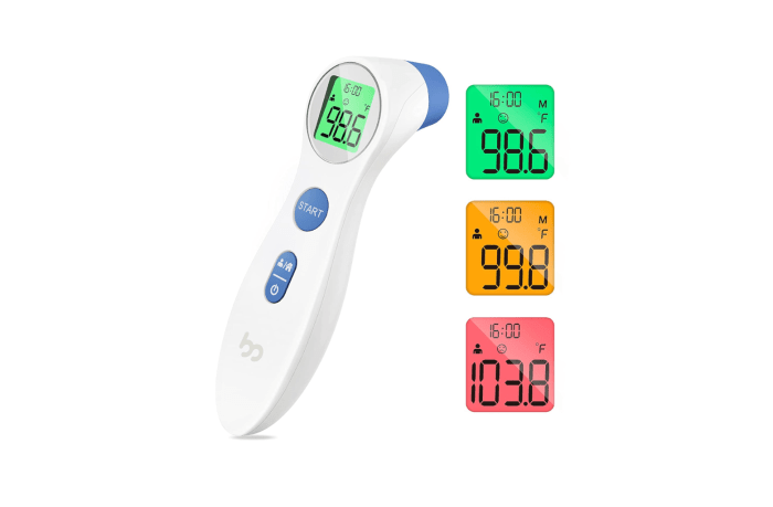 Non-contact forehead thermometer